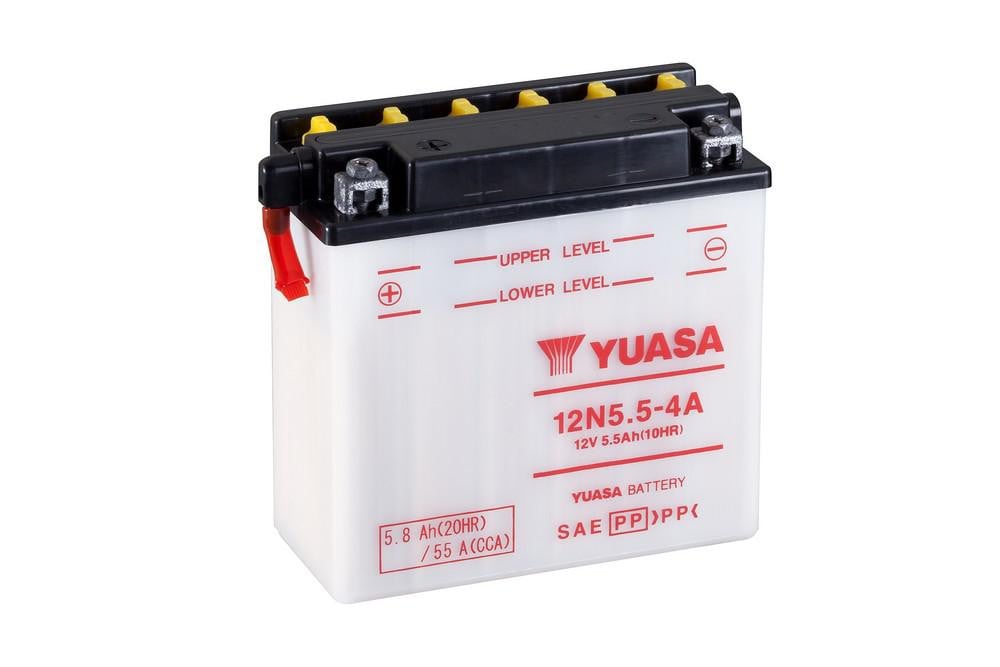 Obrázek produktu Konvenční baterie YUASA bez kyselinové sady - 12N5,5-4A 12N5.5-4A