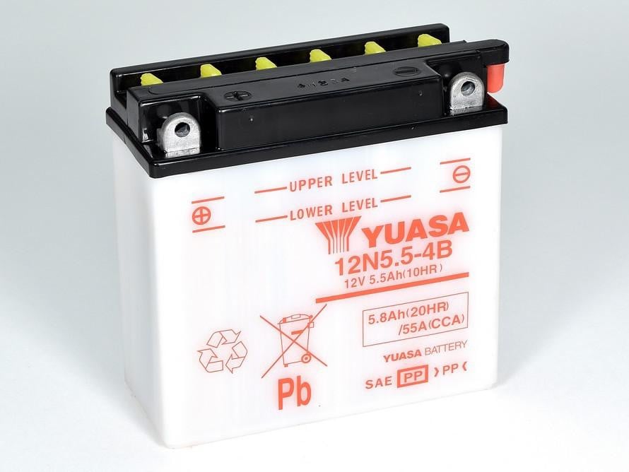 Obrázek produktu Konvenční baterie YUASA bez kyselinové sady - 12N5.5-4B 12N5.5-4B