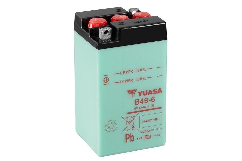 Obrázek produktu Konvenční baterie YUASA bez kyselinové sady - B49-6 B49-6