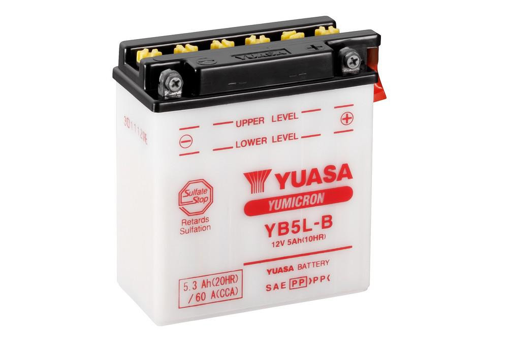 Obrázek produktu Yumicron akumulátor vč. kyseliny YUASA YB5L-B 102126