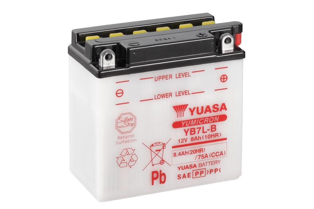 Obrázek produktu Yumicron akumulátor vč. kyseliny YUASA YB7L-B 102137