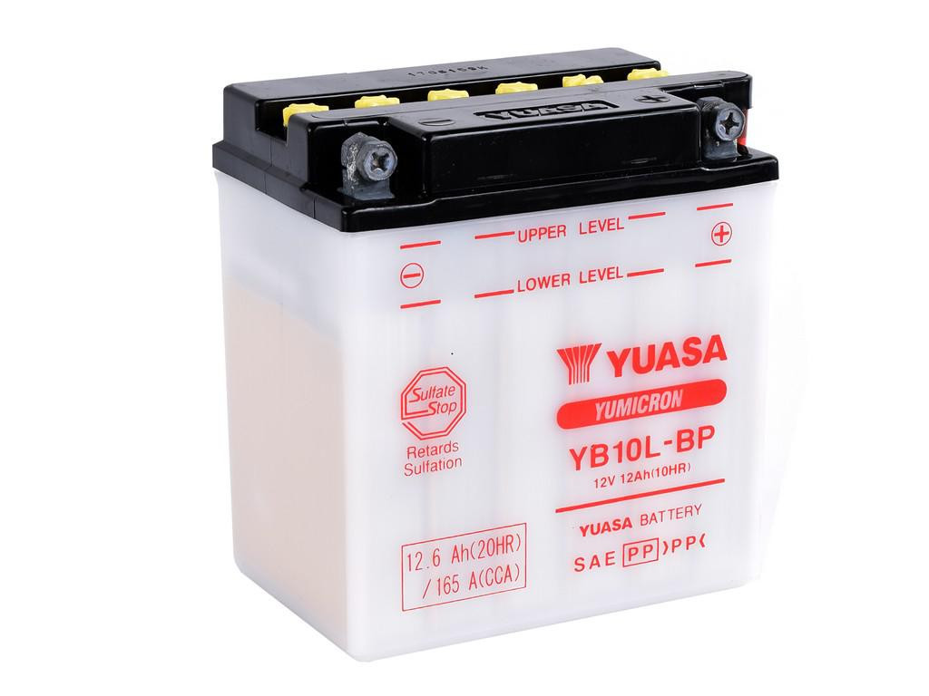 Obrázek produktu Yumicron akumulátor bez kyseliny YUASA YB10L-BP 102057