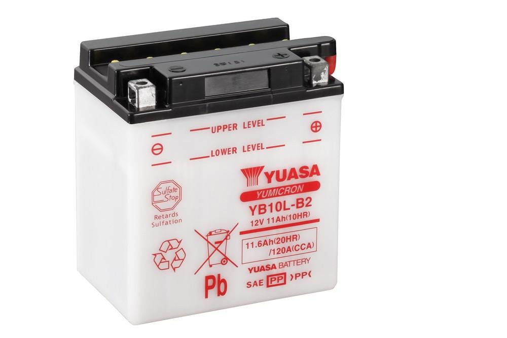 Obrázek produktu Yumicron akumulátor vč. kyseliny YUASA YB10L-B2 102418