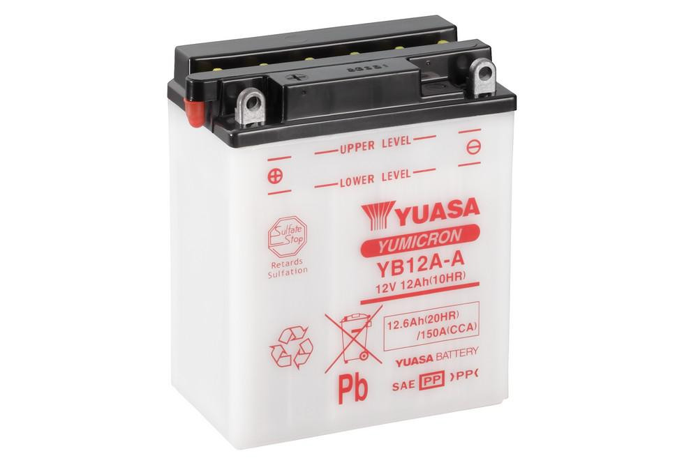 Obrázek produktu Yumicron akumulátor bez kyseliny YUASA YB12A-A 102060