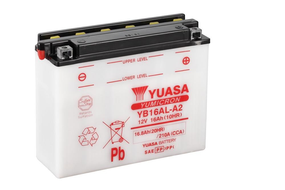 Obrázek produktu Yumicron akumulátor vč. kyseliny YUASA YB16AL-A2 102097