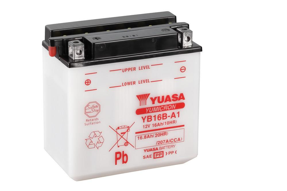 Obrázek produktu Yumicron akumulátor bez kyseliny YUASA YB16B-A1 102101