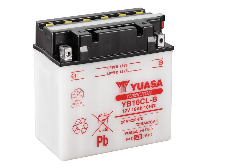 Obrázek produktu Yumicron akumulátor bez kyseliny YUASA YB16CL-B 102104