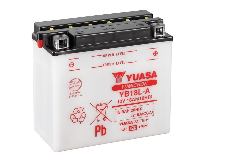 Obrázek produktu Yumicron akumulátor bez kyseliny YUASA YB18L-A 102112