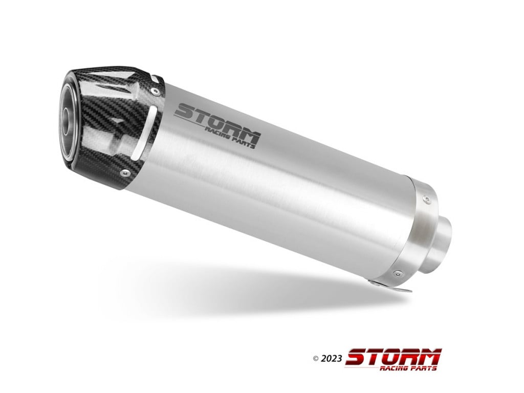 Obrázek produktu Koncovka výfuku STORM GP K.050.LXSC Stainless Steel with carbon cap K.050.LXSC