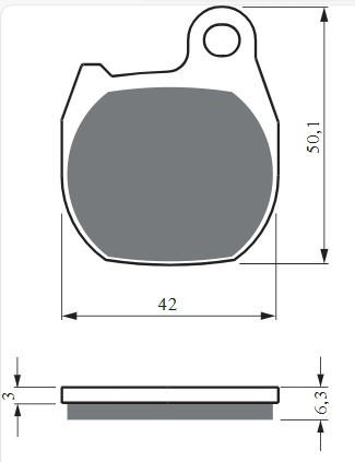 Obrázek produktu Brzdové destičky GOLDFREN 422 AD  OFF-ROAD FRONT 422 AD