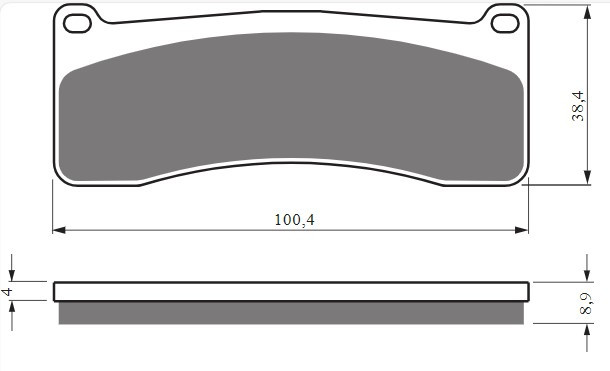 Obrázek produktu Brzdové destičky GOLDFREN 438 GP6 438 GP6
