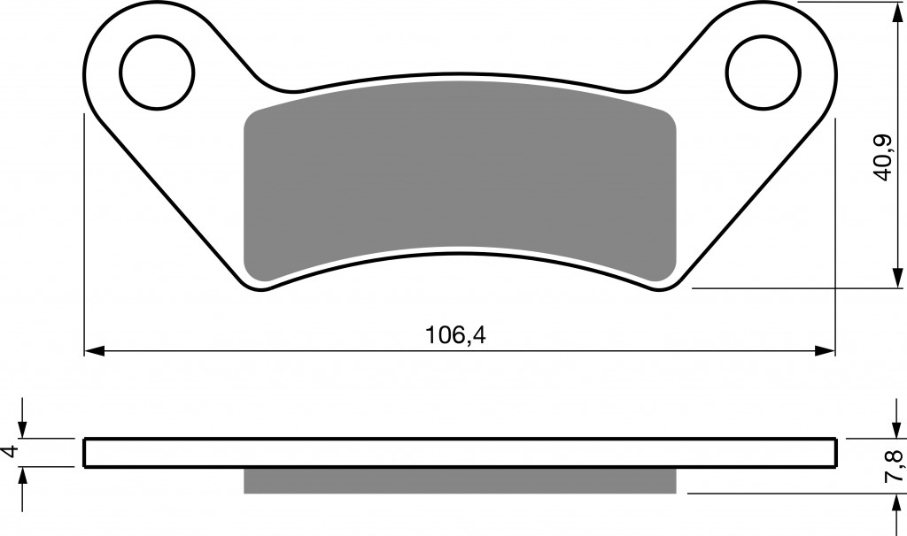 Obrázek produktu Brzdové destičky GOLDFREN 413 K5 413 K5