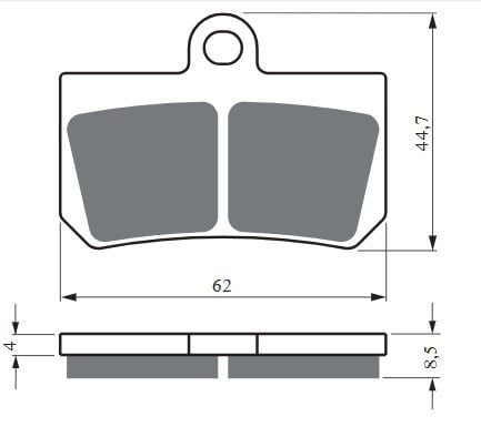Obrázek produktu Brzdové destičky GOLDFREN 417 S3 417 S3