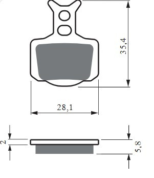 Obrázek produktu Brzdové destičky GOLDFREN 439 S33 OFF-ROAD REAR 439 S33 OFF-ROA