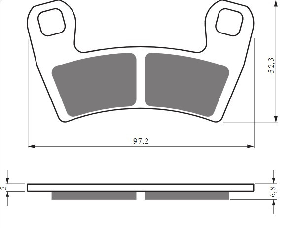 Obrázek produktu Brzdové destičky GOLDFREN 428 S33 STREET FRONT 428 S33 STREET 