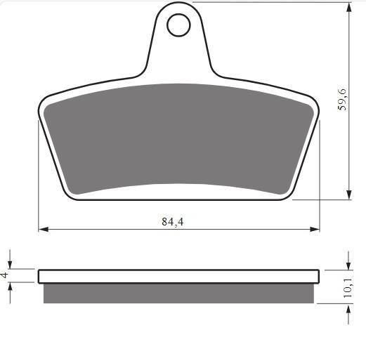 Obrázek produktu Brzdové destičky GOLDFREN 431 S33 STREET FRONT 431 S33 STREET 