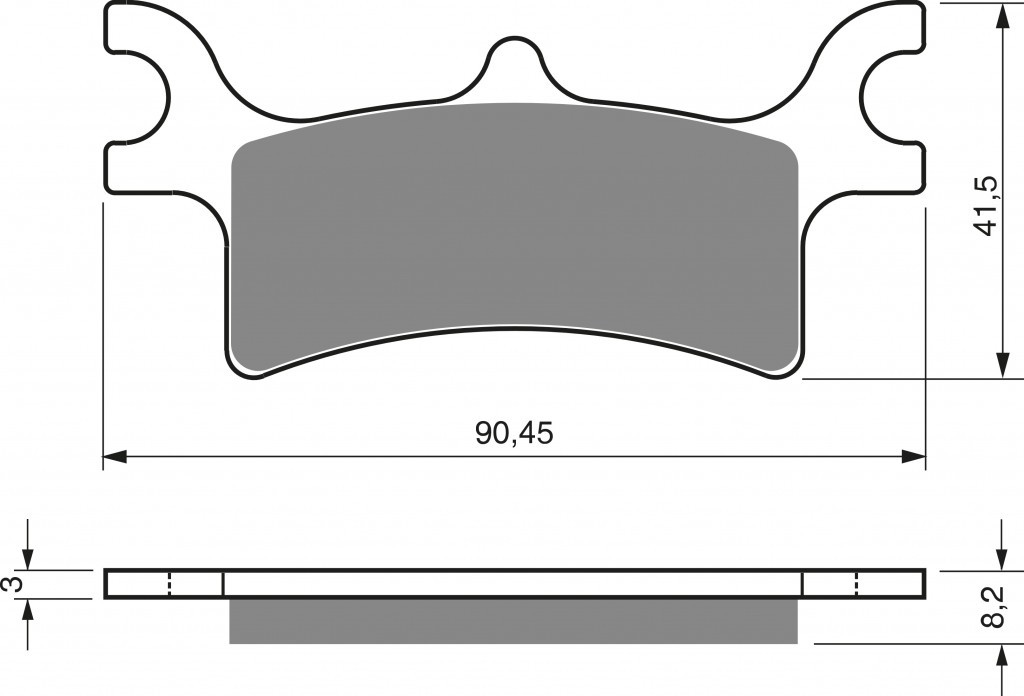 Obrázek produktu Brzdové destičky GOLDFREN 209 S33 STREET REAR 209 S33 STREET 
