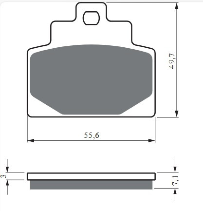 Obrázek produktu Brzdové destičky GOLDFREN 421 S33 STREET REAR 421 S33 STREET 