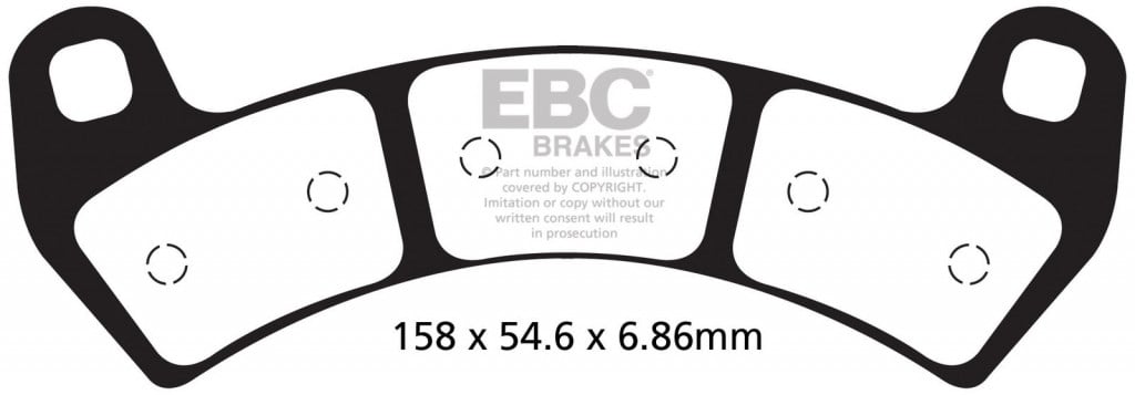 Obrázek produktu Brzdové destičky EBC FA680SV FA680SV