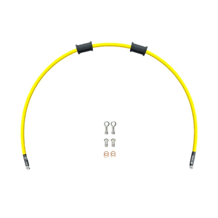 Obrázek produktu Hadice spojky Venhill POWERHOSEPLUS KAW-11010C-YE (1 hadice v sadě) Yellow hoses, chrome fittings KAW-11010C-YE