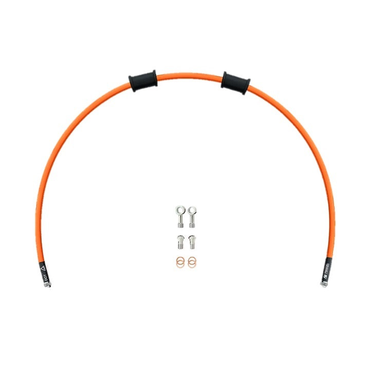 Obrázek produktu Hadice spojky Venhill POWERHOSEPLUS KAW-11010C-OR (1 hadice v sadě) Orange hoses, chrome fittings KAW-11010C-OR