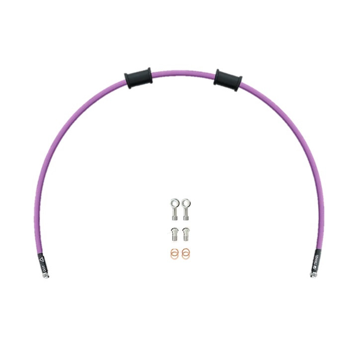 Obrázek produktu Hadice spojky Venhill POWERHOSEPLUS KAW-11010CS-PU (1 hadice v sadě) Purple hoses, stainless fittings KAW-11010CS-PU
