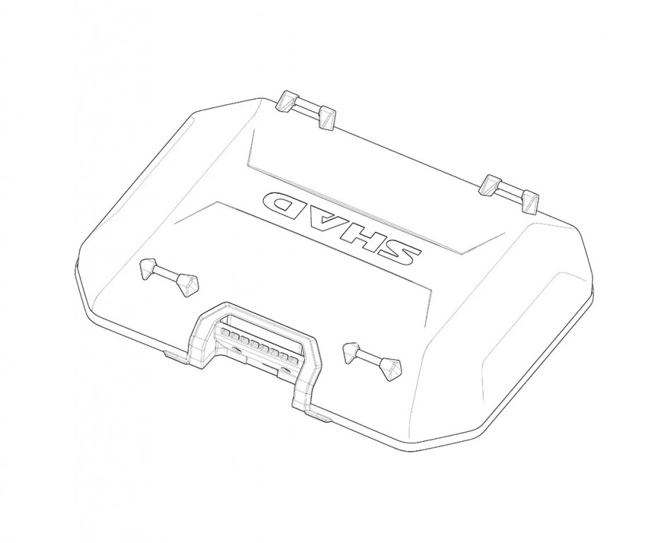 Obrázek produktu Kryt kufru SHAD TERRA TR55 BLACK EDITION 203913RB hliník 203913RB