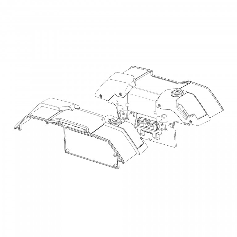 Obrázek produktu Set frames SHAD D1B38EMR D1B38EMR