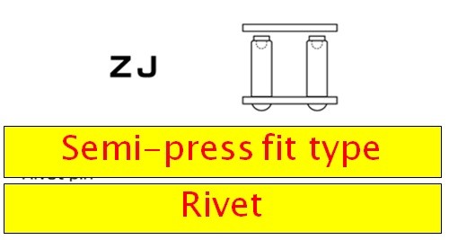 Obrázek produktu Nýtovací spojka řetězu D.I.D Chain 525ZVM-X2 ZJ Zlatá/Zlatá 4525516135979