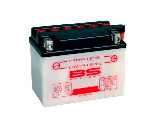 Obrázek produktu Konvenční motocyklová baterie BS-BATTERY BB9-B (YB9-B) Včetně balení kyseliny
