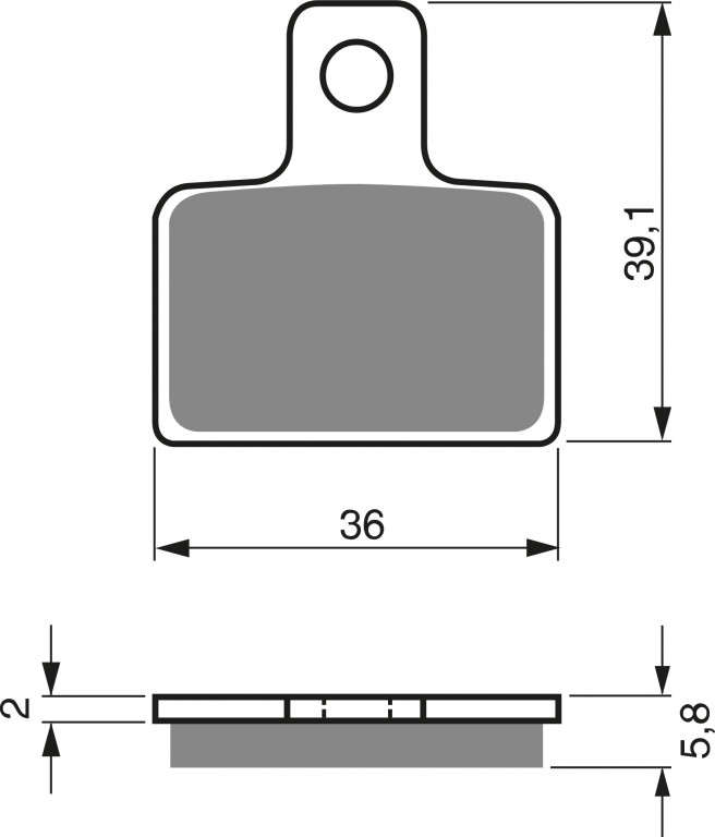 Obrázek produktu Brzdové destičky GOLDFREN 173 S33 OFF-ROAD REAR