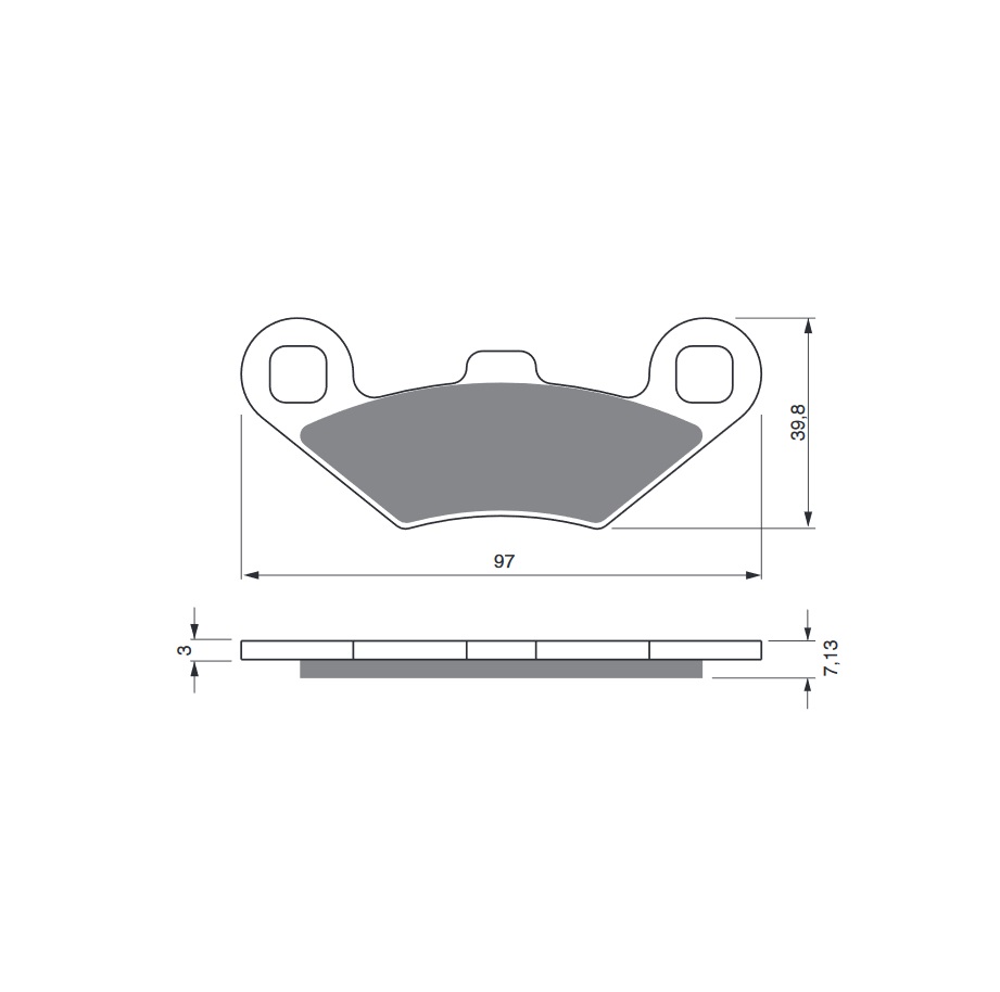 Obrázek produktu Brzdové destičky GOLDFREN 280 S3 280 S3