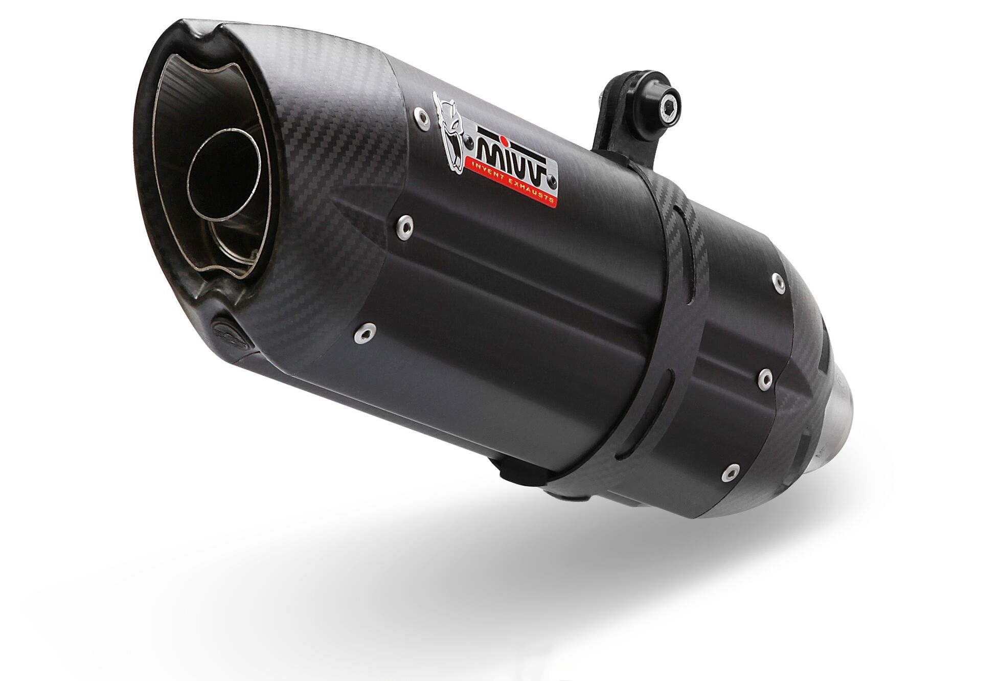 Obrázek produktu MIVV Suono Černý ocelový tlumič výfuku / karbonová koncovka Yamaha YZF-R1