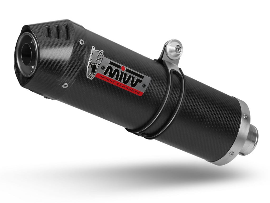 Obrázek produktu MIVV Oválná karbonová čepička Double Slip-On Carbon Yamaha XT660 X/R Y.017.L3C