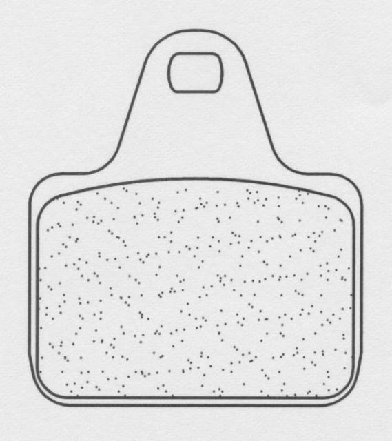 Obrázek produktu CL BRAKES Závodní brzdové destičky ze slinutého kovu - 1075C60 1075C60