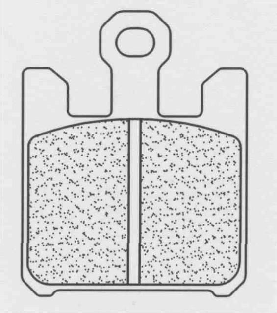 Obrázek produktu Brzdové destičky CL BRAKES 1110 C59 (C55) (2ks v sadě)