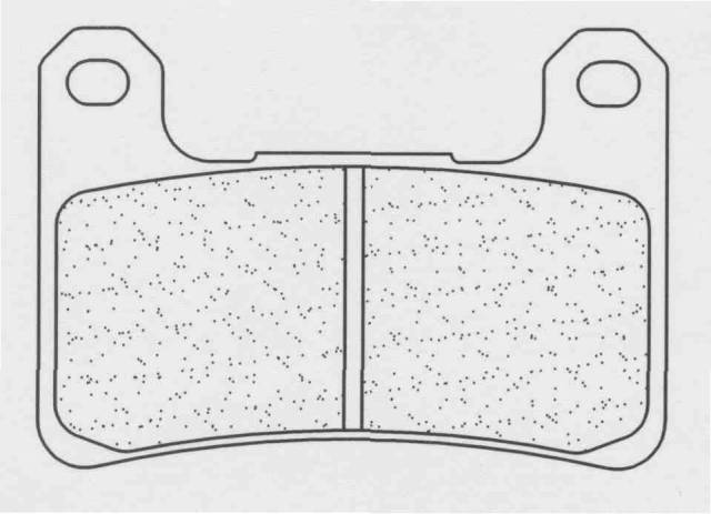 Obrázek produktu CL BRAKES Závodní brzdové destičky ze slinutého kovu - 1133C60