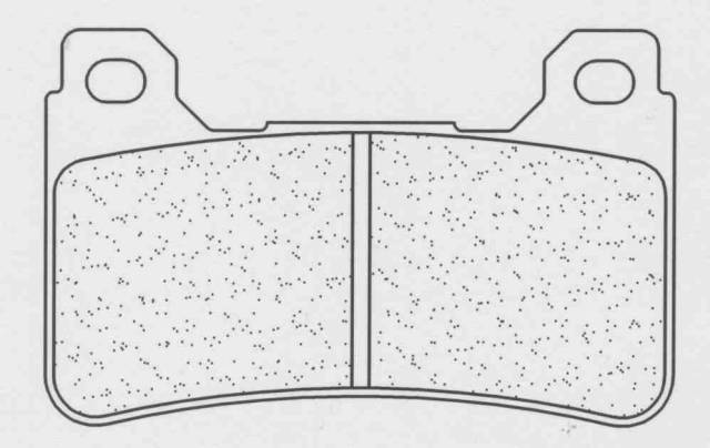 Obrázek produktu CL BRAKES Závodní brzdové destičky ze slinutého kovu - 1134C60