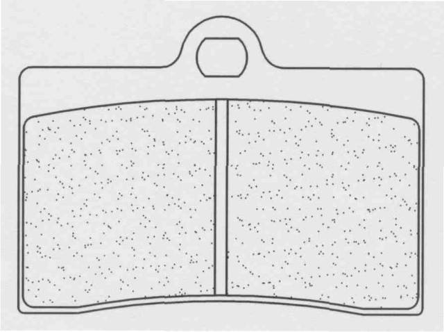 Obrázek produktu CL BRAKES Závodní brzdové destičky ze slinutého kovu - 2247C60