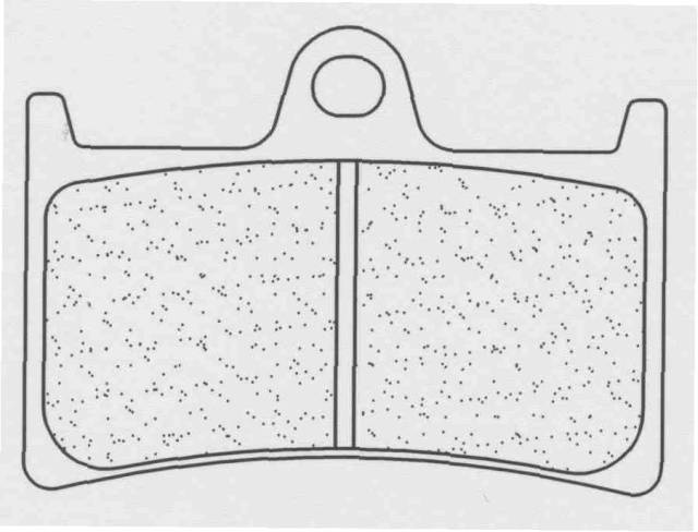 Obrázek produktu Závodní brzdové destičky CL BRAKES ze slinutého kovu - 2361C60