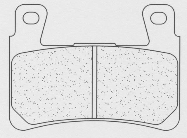 Obrázek produktu CL BRAKES Závodní brzdové destičky ze slinutého kovu - 2711C60