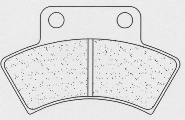 Obrázek produktu Brzdové destičky CL BRAKES ATV ze slinutého kovu - 2924ATV1 2924ATV1