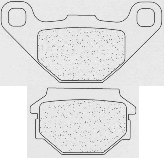 Obrázek produktu CL BRAKES Brzdové destičky ze slinutého kovu pro skútry - 3024SC