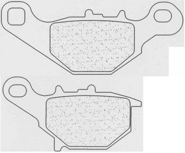 Obrázek produktu CL BRAKES Brzdové destičky ze slinutého kovu pro skútry - 3051SC