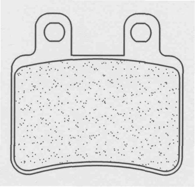 Obrázek produktu CL BRAKES Brzdové destičky ze slinutého kovu pro skútry - 3063SC