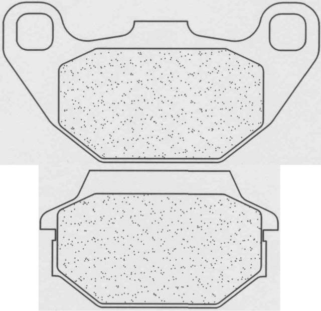 Obrázek produktu CL BRAKES Brzdové destičky ze slinutého kovu pro skútry - 3068SC