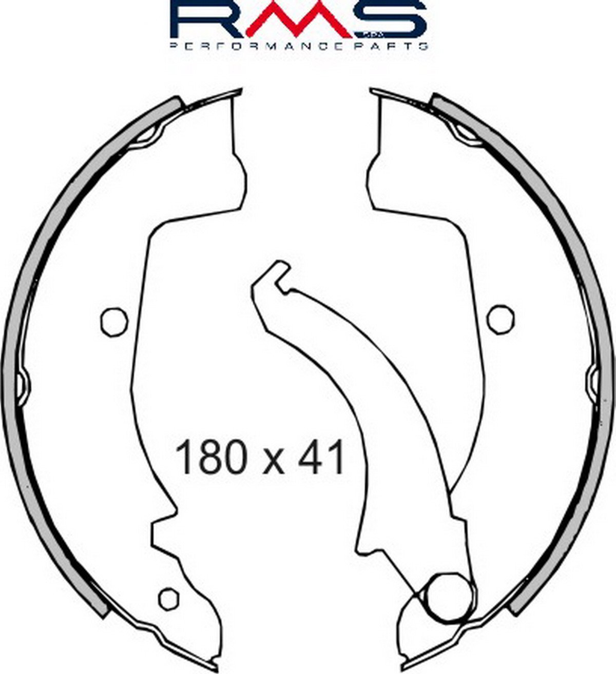 Obrázek produktu Brzdové čelisti RMS 225120250 225120250