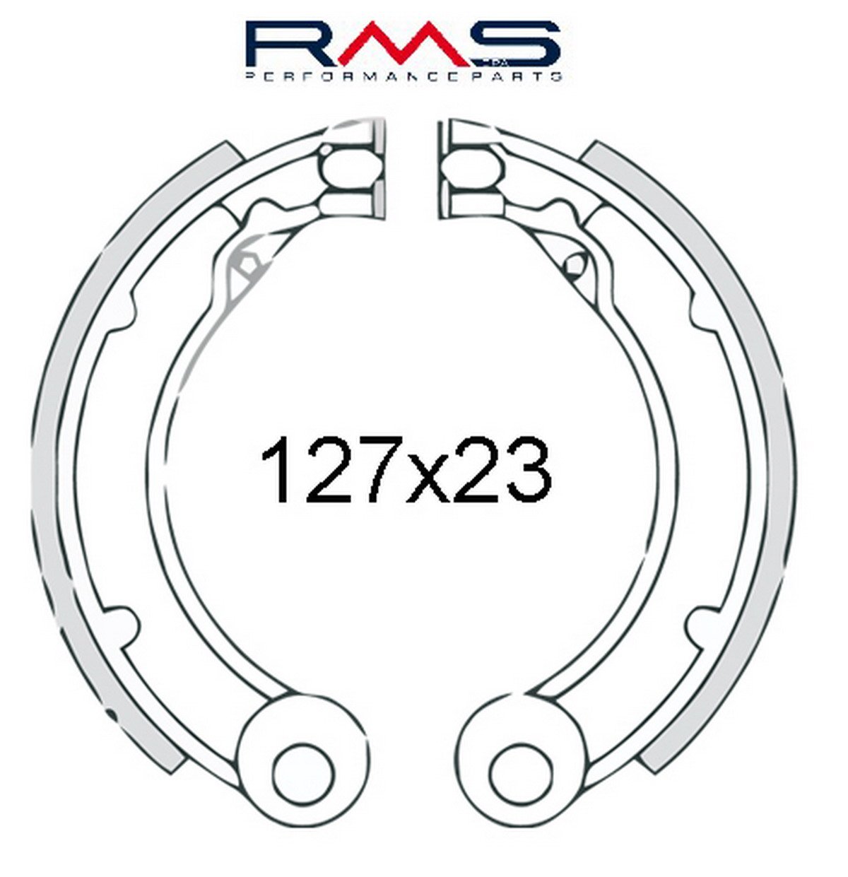 Obrázek produktu Brzdové čelisti RMS 225120530 225120530