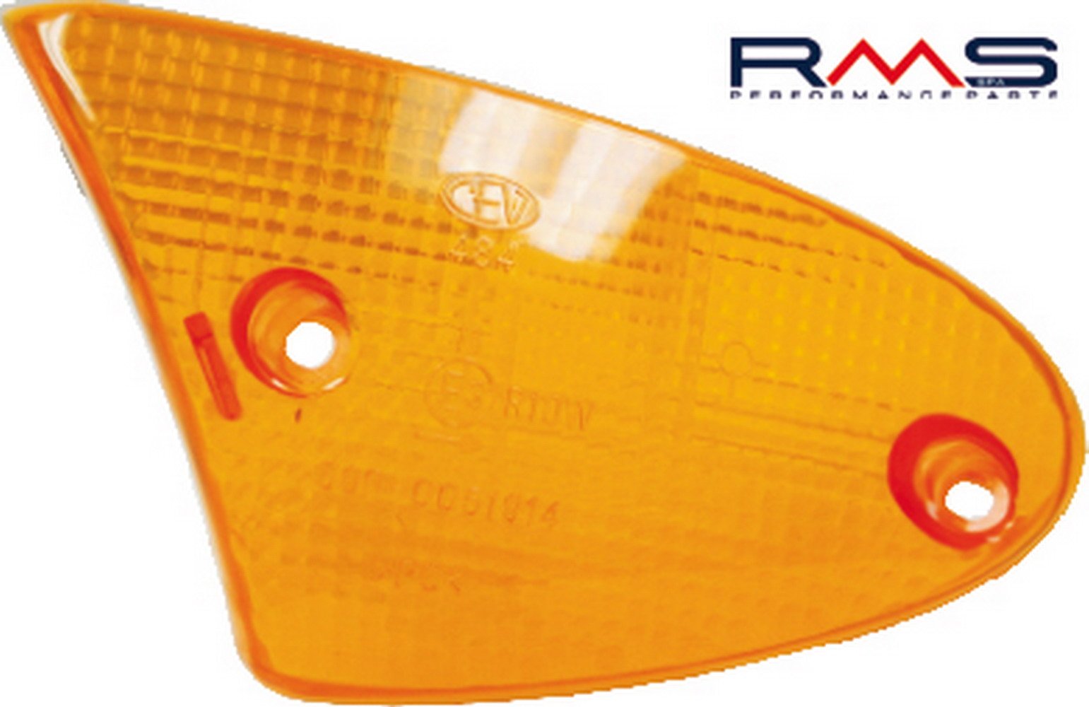 Obrázek produktu Sklo blinkru - levé přední RMS 246470010 oranžová Homologace