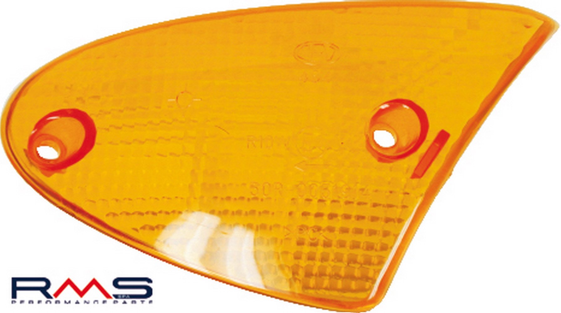 Obrázek produktu Sklo blinkru - pravé přední RMS 246470020 oranžová Homologace